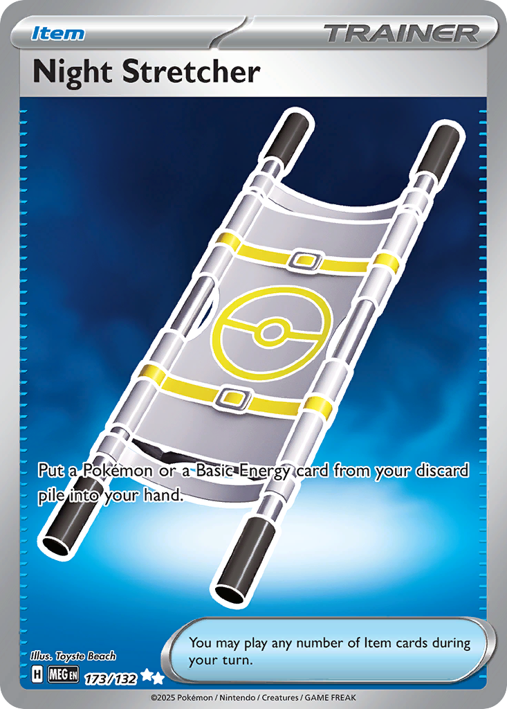 Night Stretcher (173/132) - [Full Art] Mega Evolution (MEG)