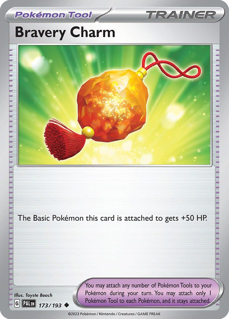 Bravery Charm (173/193) - [Reverse Holo] Paldea Evolved (PAL)