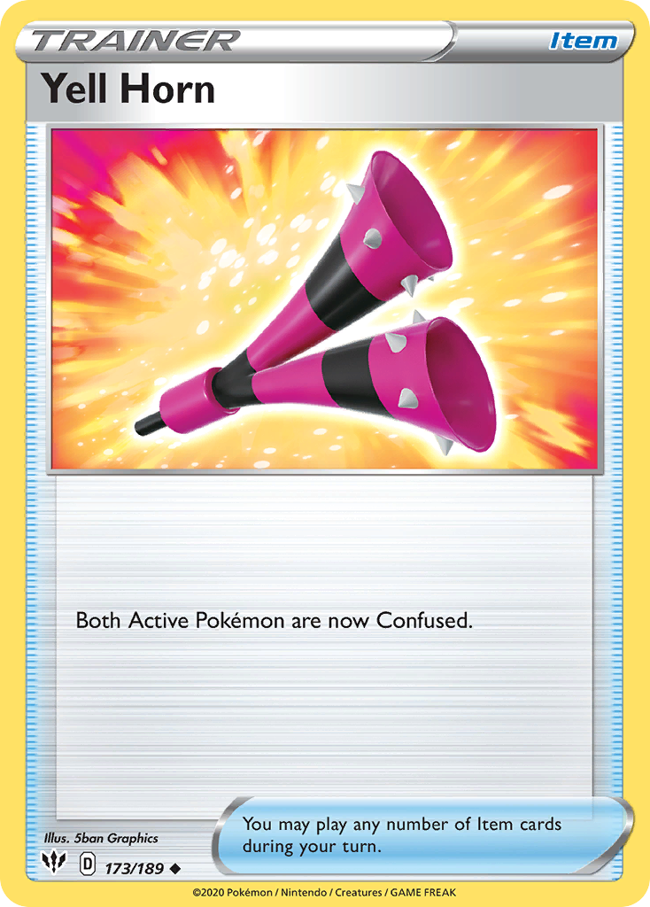 Yell Horn (173/189) - [Reverse Holo] Darkness Ablaze (DAA)