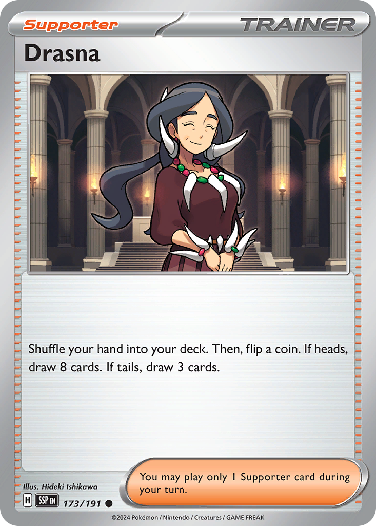 Drasna (173/191) - [Reverse Holo] Surging Sparks (SSP)