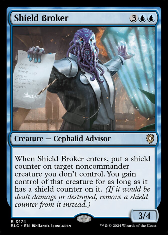 Shield Broker (174) - Bloomburrow Commander (BLC)