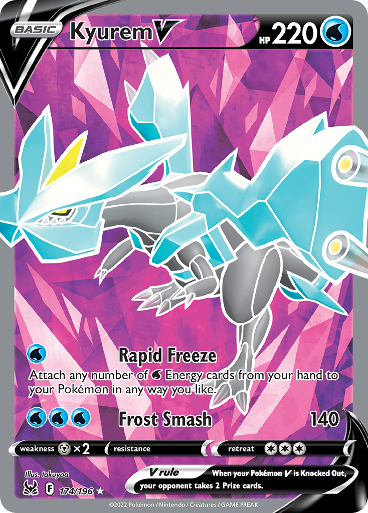 Kyurem V (174/196) - [Full Art] Lost Origin (LOR)