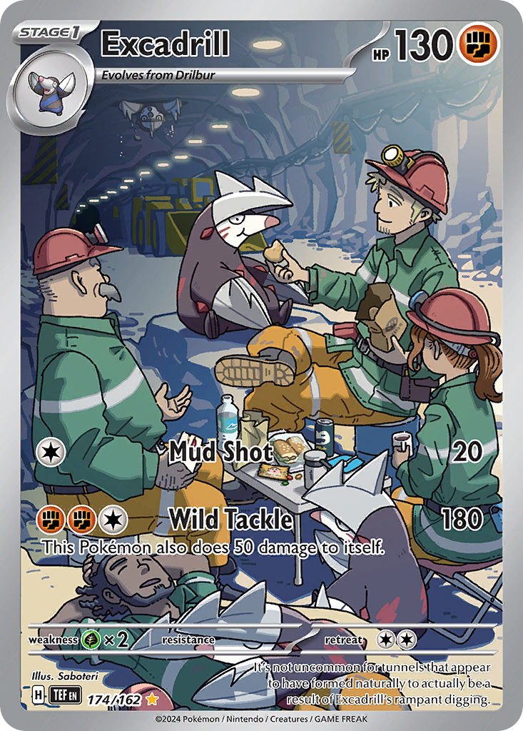 Excadrill (174/162) - [Illustration Rare] Temporal Forces (TEF)