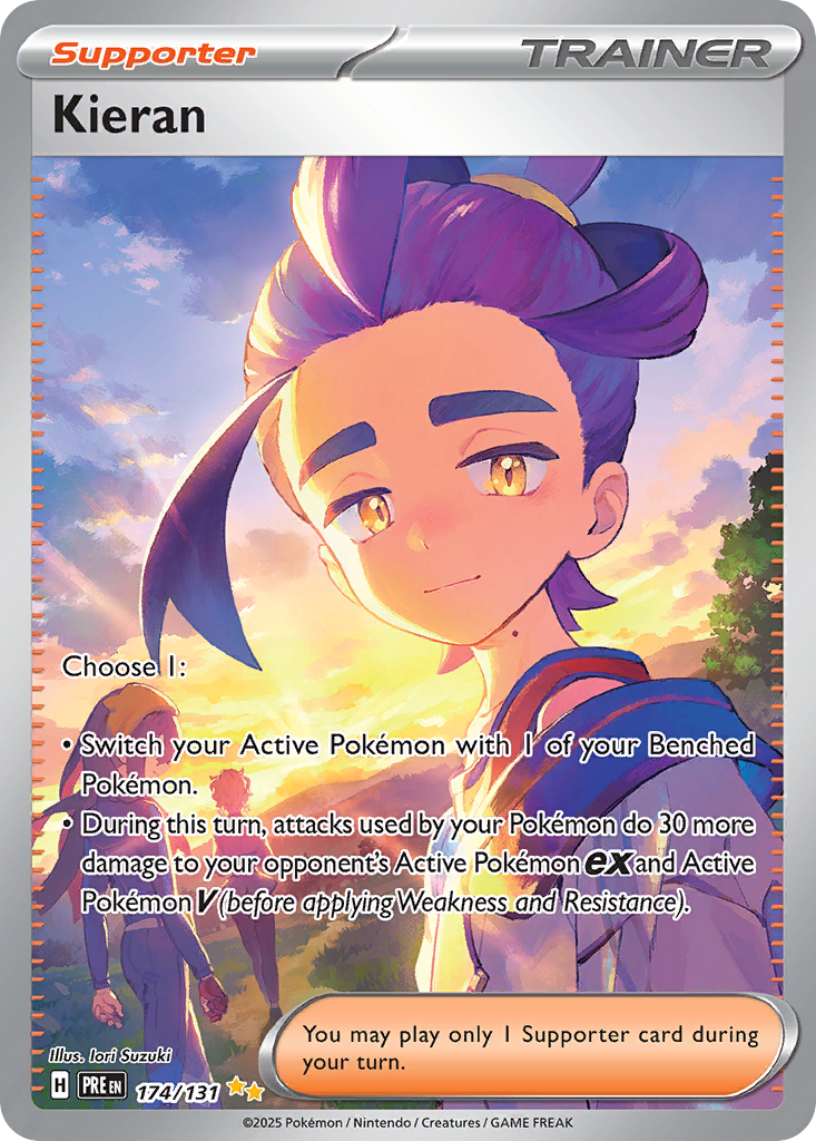 Kieran (174/131) - [Special Illustration Rare] Prismatic Evolutions (PRE)