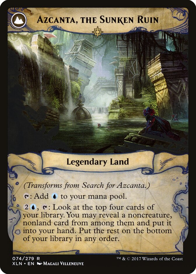 Search for Azcanta // Azcanta, the Sunken Ruin (XLN-74) - The List (PLST)