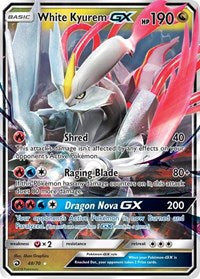 White Kyurem GX (48) - Dragon Majesty (DRM)
