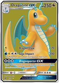 Dragonite GX (Full Art) (67) - Dragon Majesty (DRM)