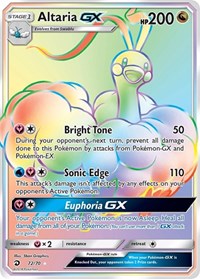 Altaria GX (Secret) (72) - Dragon Majesty (DRM)