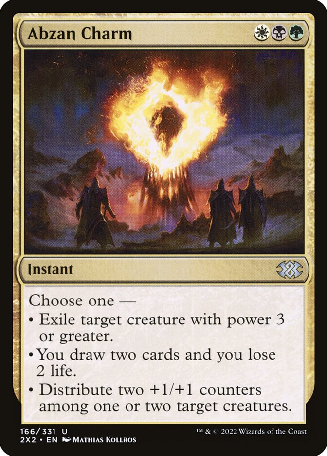 Abzan Charm (166) - Double Masters 2022 (2X2)