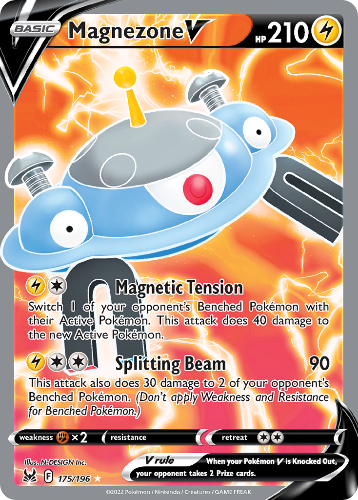 Magnezone V (175/196) - [Full Art] Lost Origin (LOR)