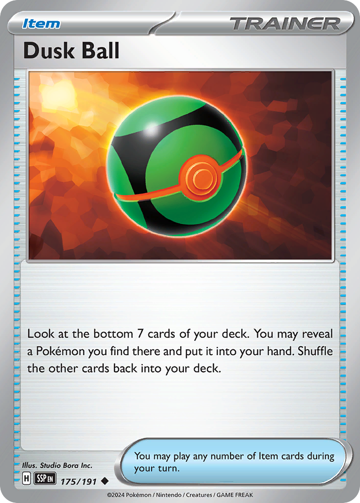 Dusk Ball (175/191) - [Reverse Holo] Surging Sparks (SSP)