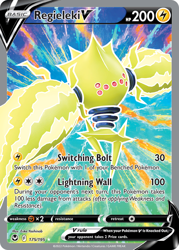 Regieleki V (175/195) - [Full Art] Silver Tempest (SIT)