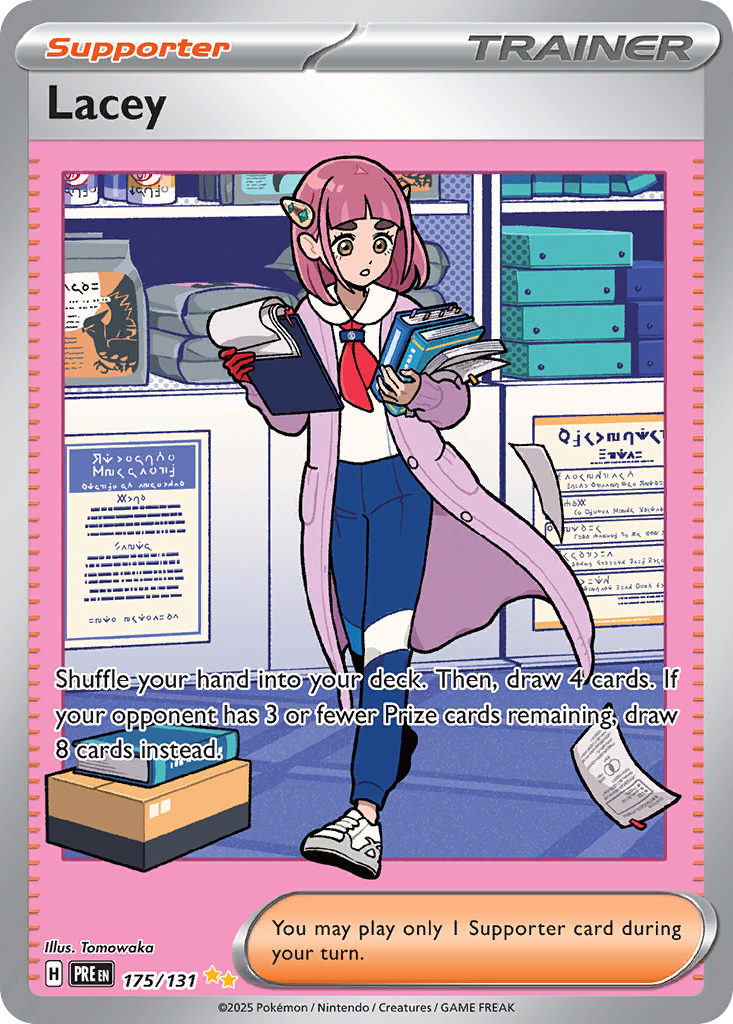 Lacey (175/131) - [Special Illustration Rare] Prismatic Evolutions (PRE)