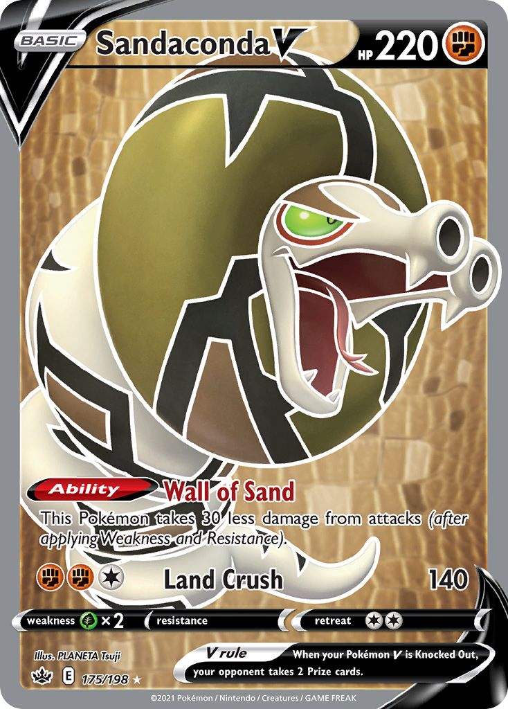 Sandaconda V (175/198) - [Full Art] Chilling Reign (CRE)