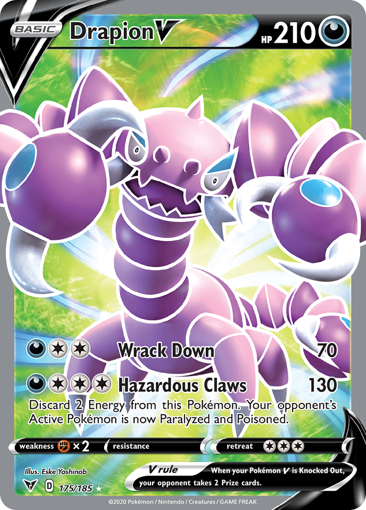 Drapion V (175/185) - [Full Art] Vivid Voltage (VIV)