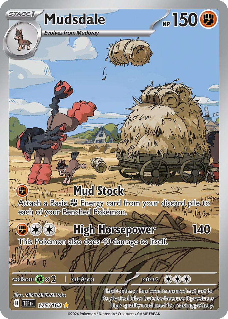 Mudsdale (175/162) - [Illustration Rare] Temporal Forces (TEF)