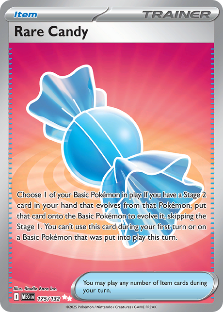 Rare Candy (175/132) - [Full Art] Mega Evolution (MEG)