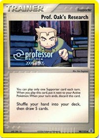 Prof. Oak's Research (2004-2005) (98) - Professor Program Promos (PPP)
