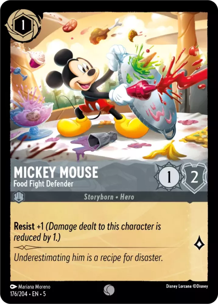 Mickey Mouse - Food Fight Defender - [Foil] Shimmering Skies (5)