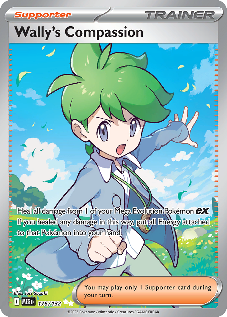 Wally's Compassion (176/132) - [Full Art] Mega Evolution (MEG)