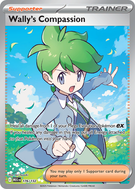 Wally's Compassion (176/132) - [Full Art] Mega Evolution (MEG)