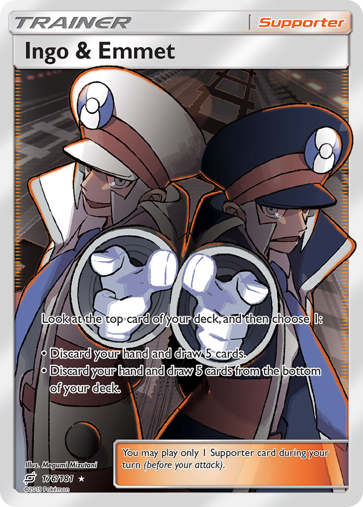 Ingo & Emmet (176/181) - [Full Art] Team Up (TEU)