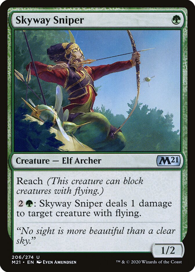 Skyway Sniper (206) - Core Set 2021 (M21)