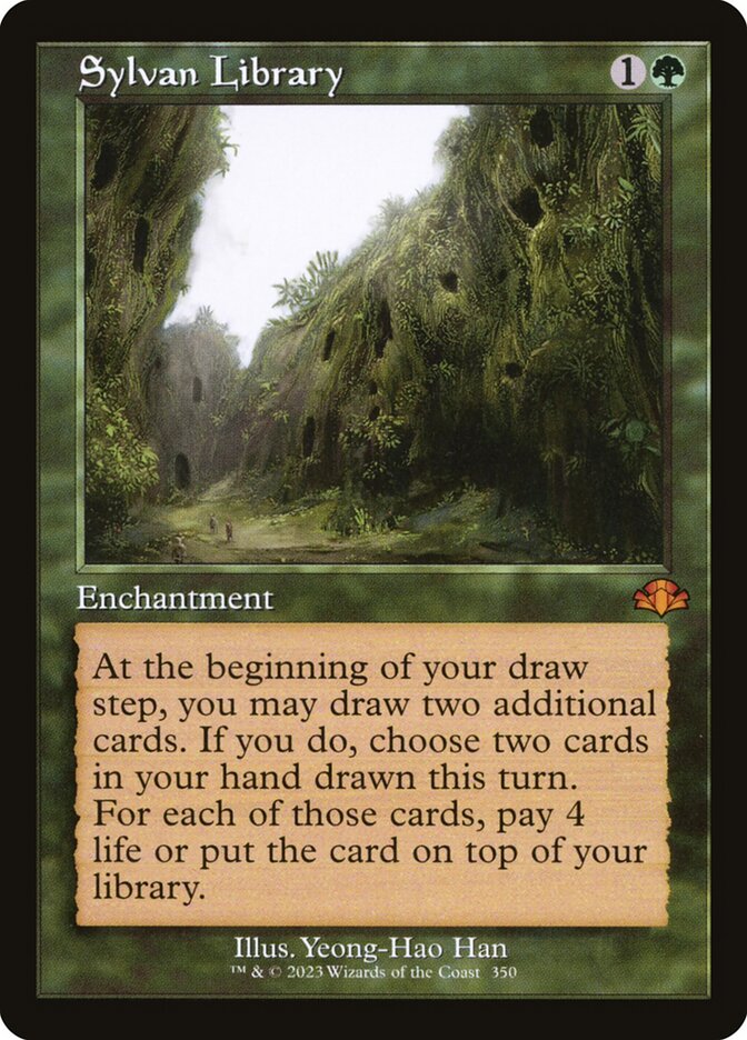 Sylvan Library (350) - Dominaria Remastered (DMR)
