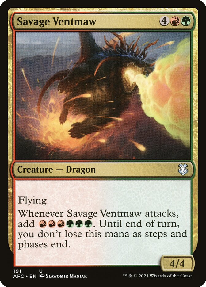 Savage Ventmaw (191) - Forgotten Realms Commander (AFC)