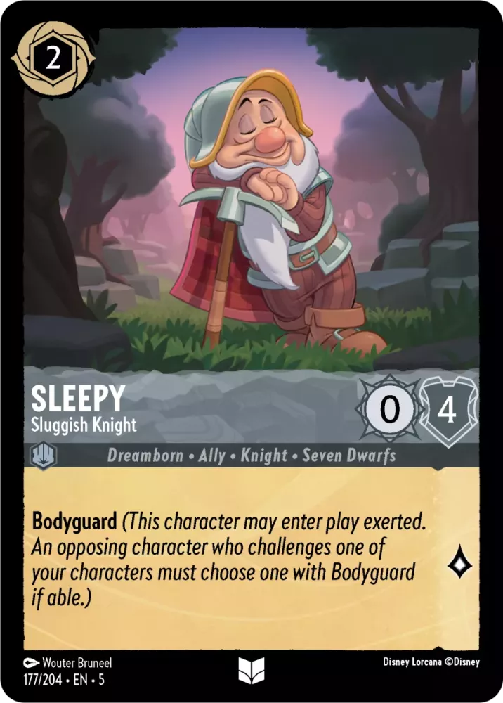 Sleepy - Sluggish Knight - [Foil] Shimmering Skies (5)