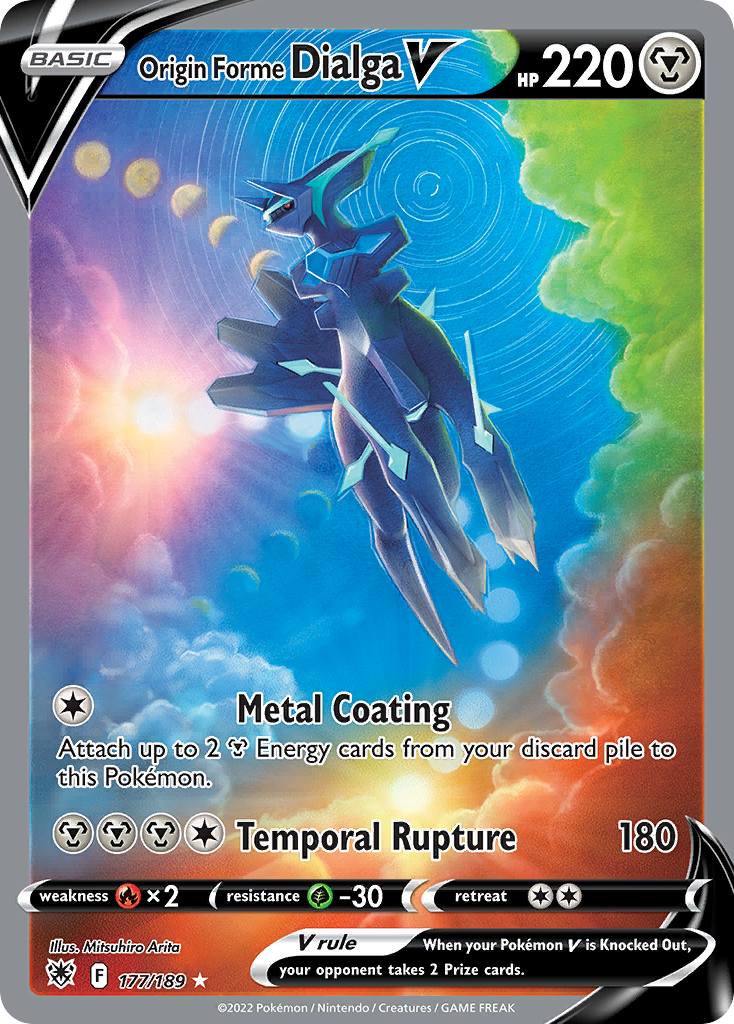 Origin Forme Dialga V (177/189) - [Alternate Art] Astral Radiance (ASR)