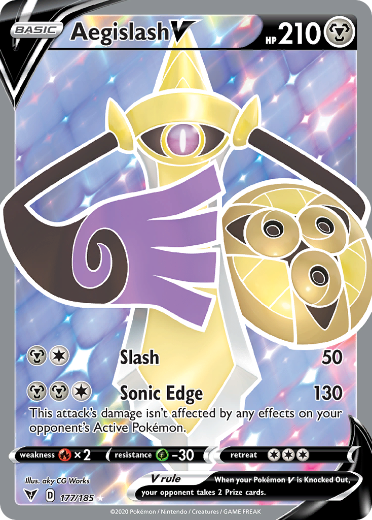Aegislash V (177/185) - [Full Art] Vivid Voltage (VIV)