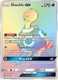Shuckle GX Secret (215) - SM - Lost Thunder (SM8)