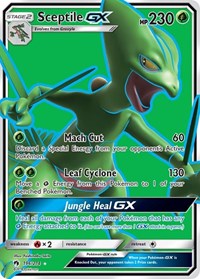 Sceptile GX Full Art (196) - SM - Lost Thunder (SM8)