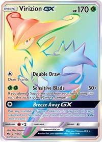 Virizion GX Secret (217) - SM - Lost Thunder (SM8)