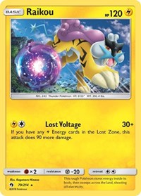 Raikou (79) - SM - Lost Thunder (SM8)
