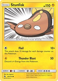 Stunfisk (83) - SM - Lost Thunder (SM8)