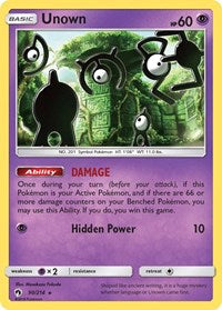 Unown (90) - SM - Lost Thunder (SM8)