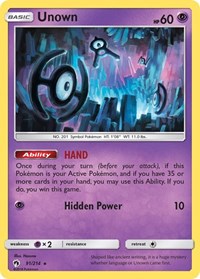Unown (91) - SM - Lost Thunder (SM8)