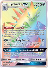 Tyranitar GX Secret (223) - SM - Lost Thunder (SM8)