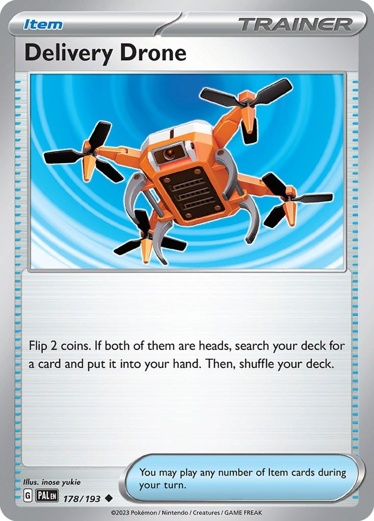 Delivery Drone (178/193) - [Reverse Holo] Paldea Evolved (PAL)