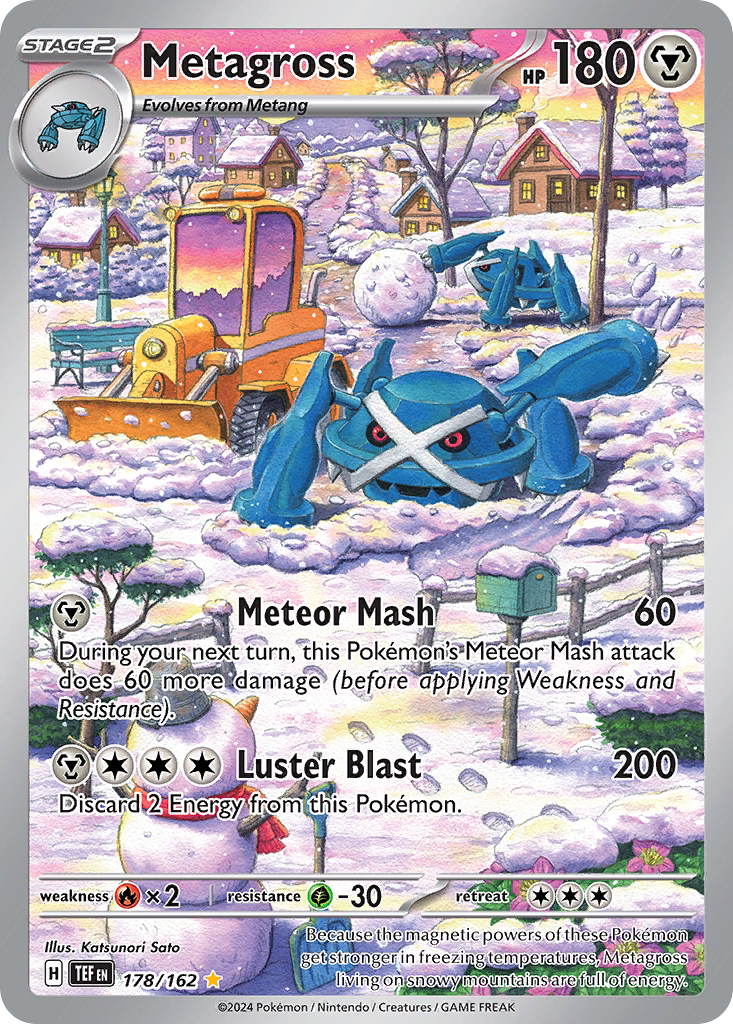 Metagross (178/162) - [Illustration Rare] Temporal Forces (TEF)