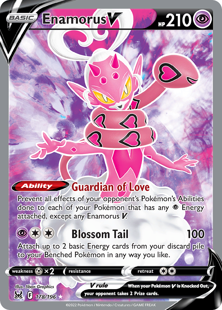 Enamorus V (178/196) - [Full Art] Lost Origin (LOR)