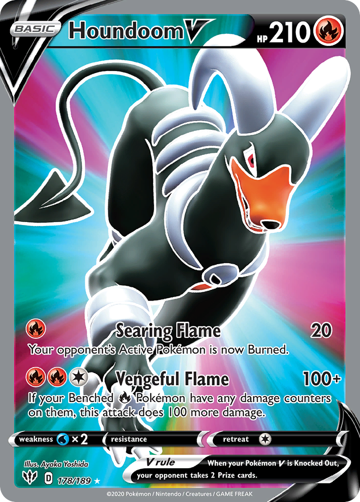 Houndoom V (178/189) - [Full Art] Darkness Ablaze (DAA)
