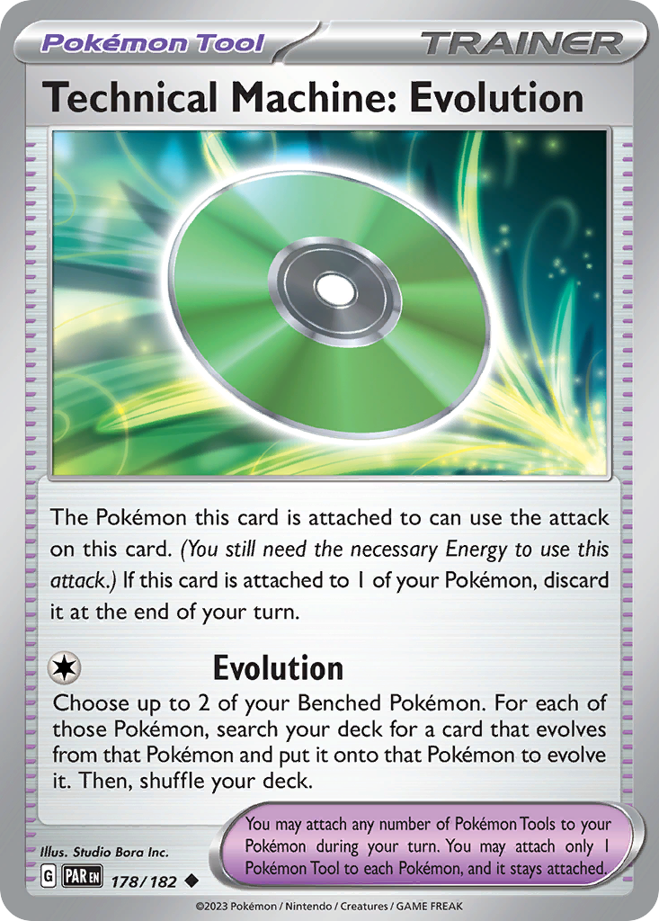 Technical Machine: Evolution (178/182) - [Reverse Holo] Paradox Rift (PAR)