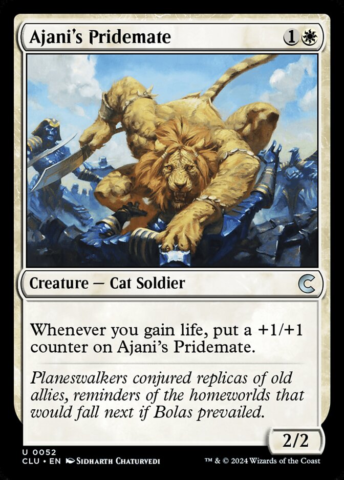 Ajani's Pridemate (52) - Ravnica: Clue Edition (CLU)