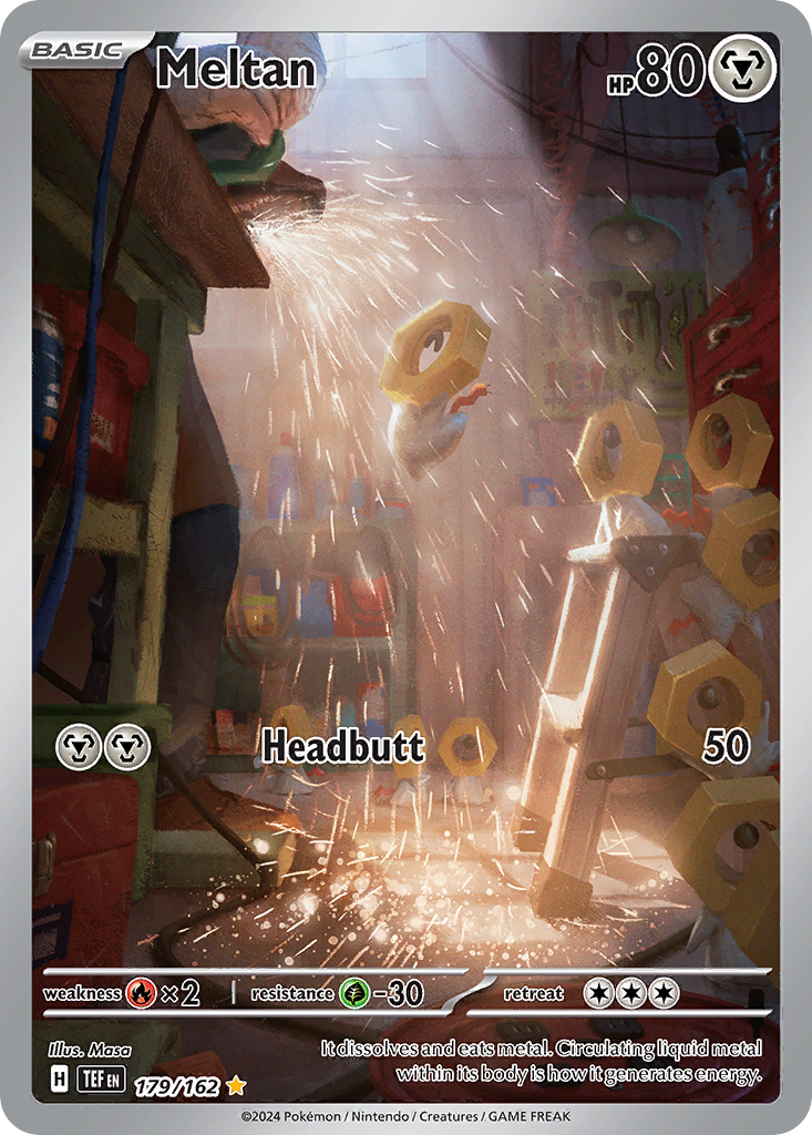 Meltan (179/162) - [Illustration Rare] Temporal Forces (TEF)