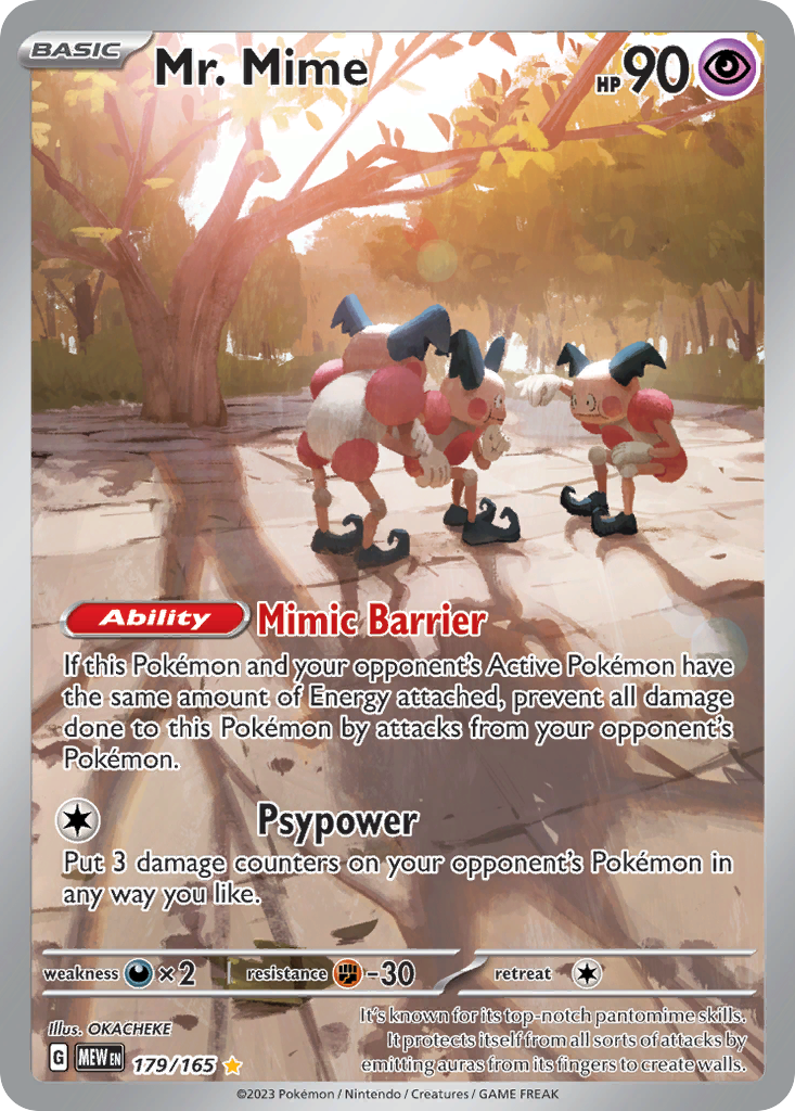 Mr. Mime (179/165) - [Holo Foil] SV3PT5: 151 (MEW)