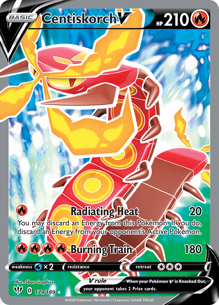 Centiskorch V (179/189) - [Full Art] Darkness Ablaze (DAA)