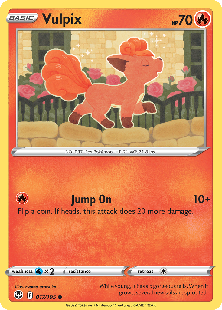 Vulpix (17/195) - Silver Tempest (SIT)